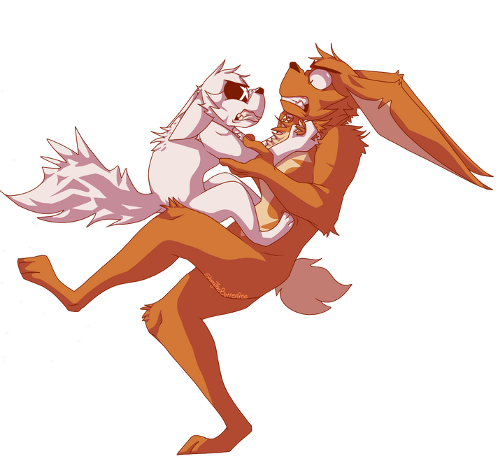 My OCs, Genericat and Kelvin